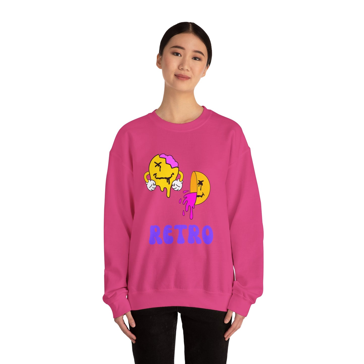 Retro Vibes Sweatshirt, Vintage Crewneck Jumper, 90s Style Pullover, Classic Sweater, Hipster Top