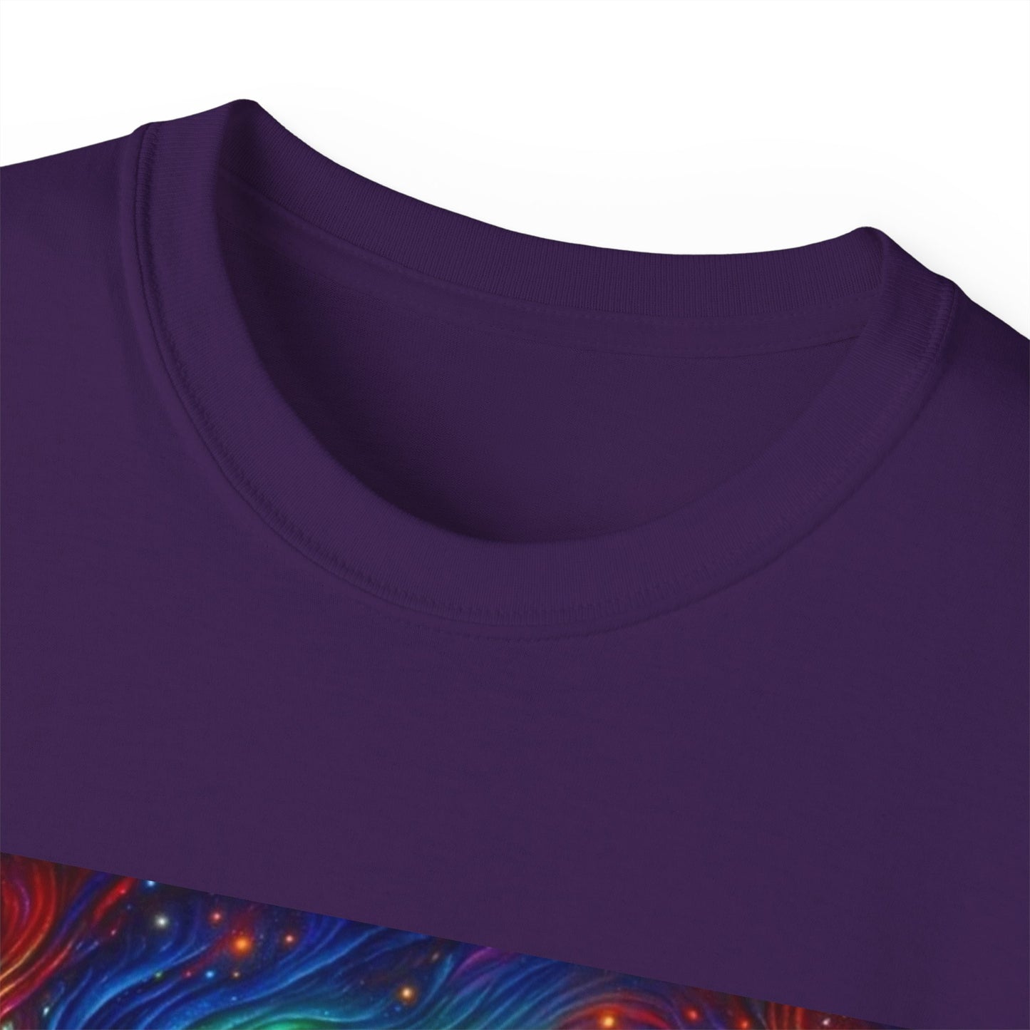Cosmic Adventure Tee - Unisex Ultra Cotton T-Shirt, UFO Graphic Tee, Colorful Sci-Fi Shirt, Perfect for Festivals, Gift for Space Lovers