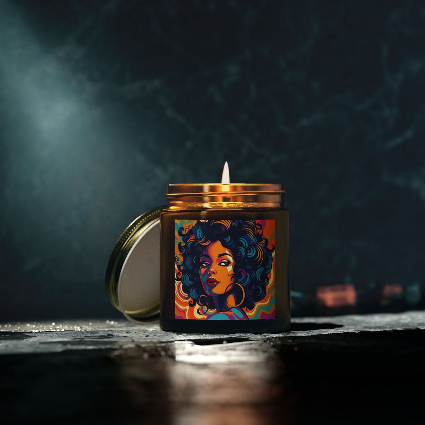 Scented Candles, Coconut Apricot Wax (4oz, 9oz)