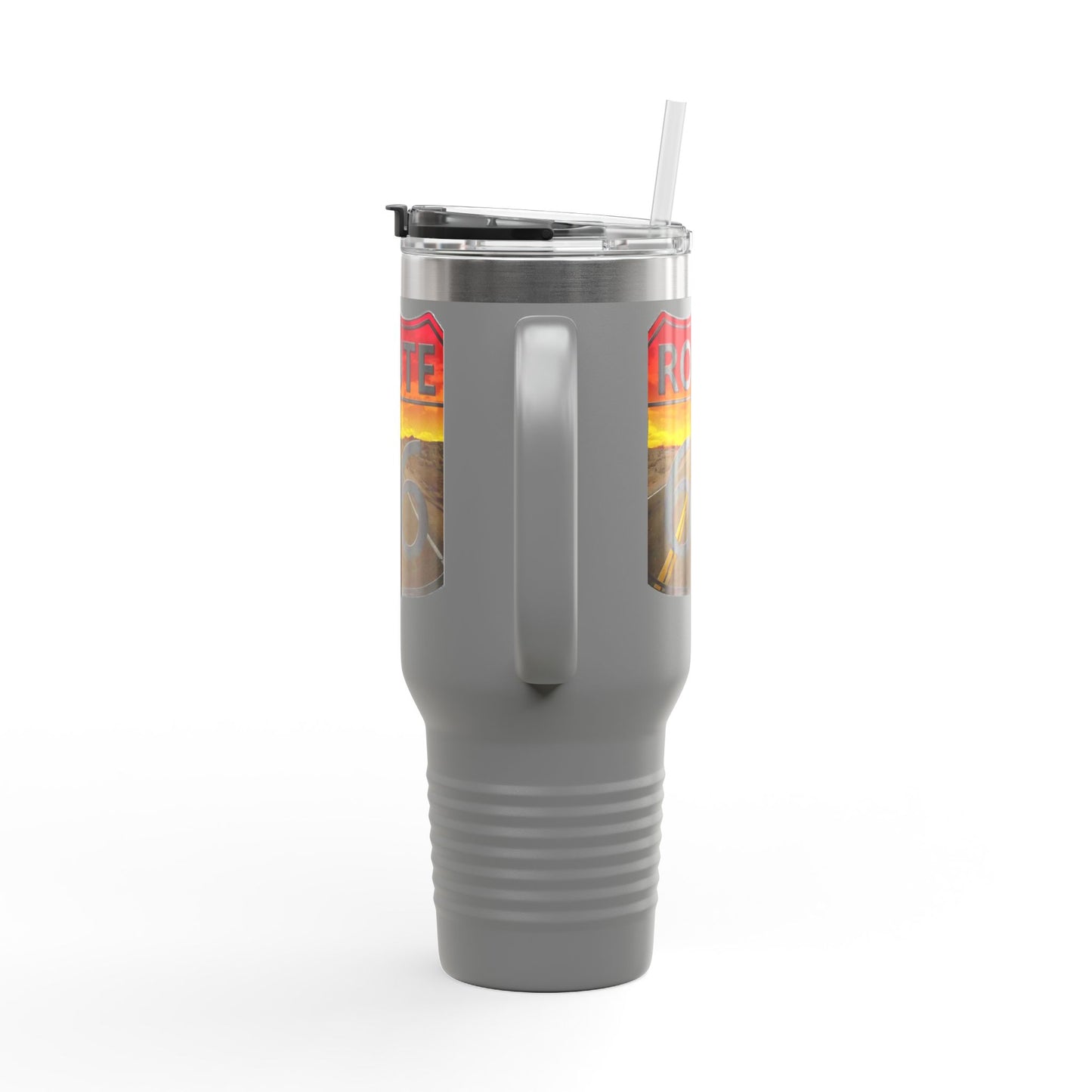 Route 66 Insulated Travel Mug - 40oz Adventure Cup for Road Trips