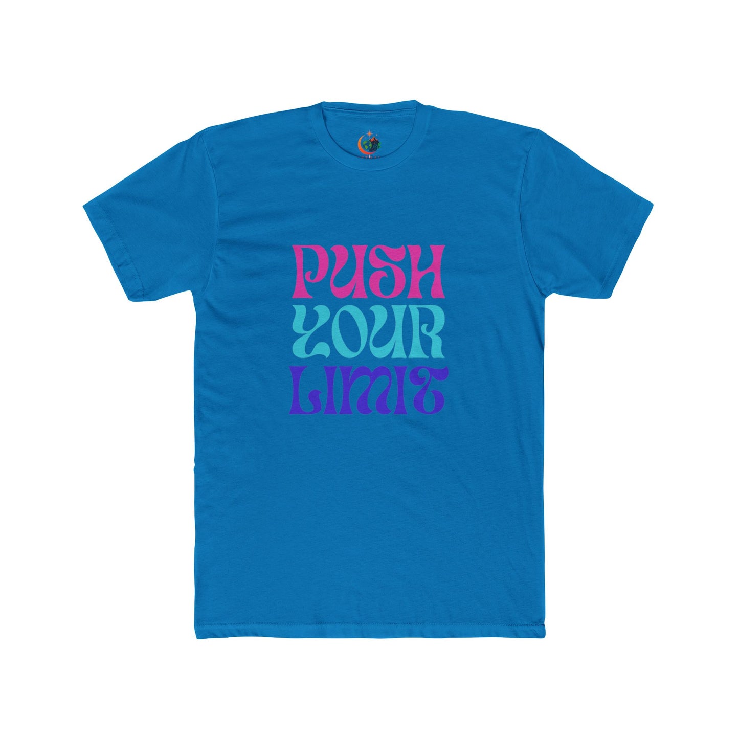Motivational Unisex Cotton Crew Tee, Push Your Limit Shirt, Inspirational Apparel, Gift for Fitness Enthusiasts, Casual Stylish Tee