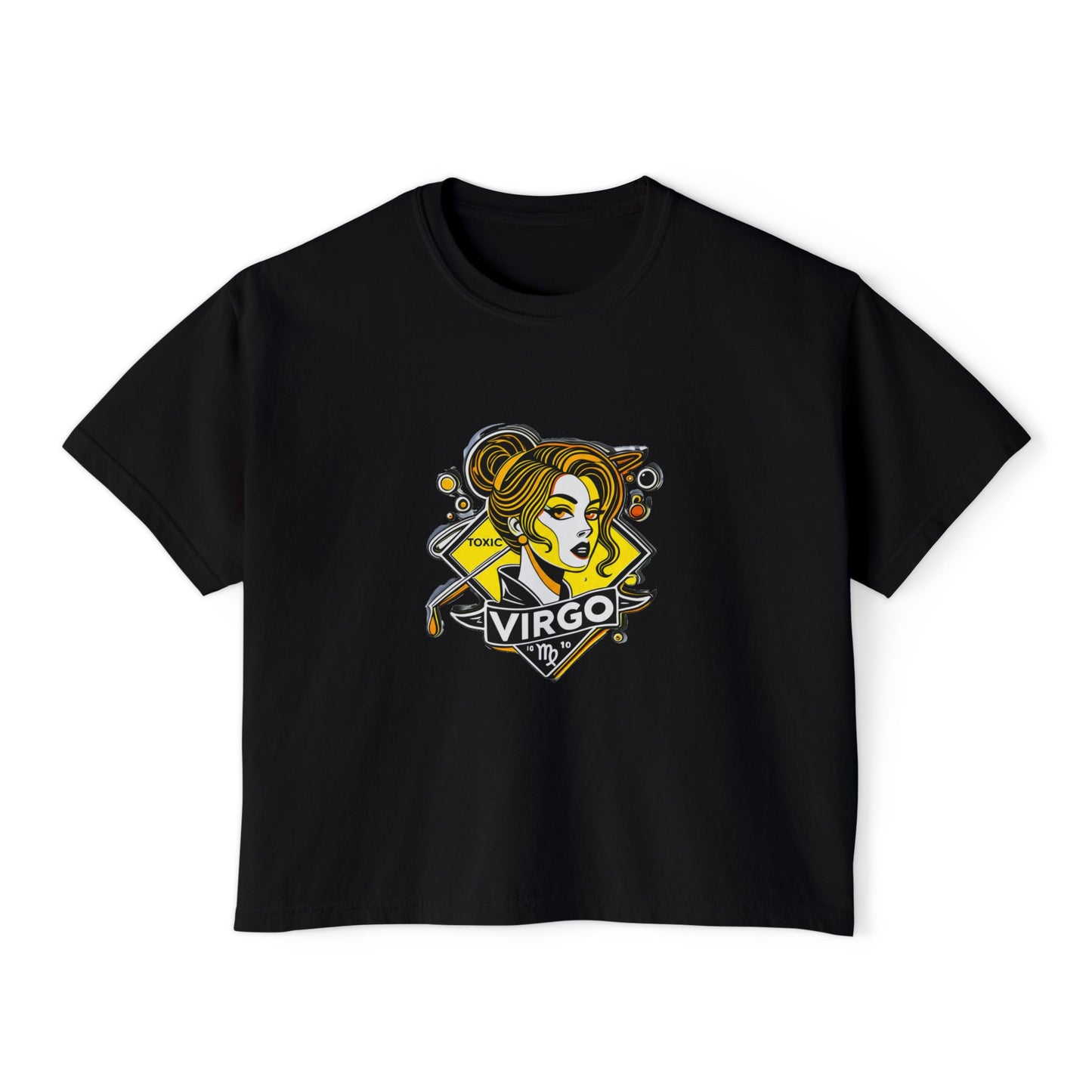 Virgo Women's Boxy Tee - Astrology T-Shirt, Casual Outfit, Birthday Gift, Zodiac Sign Top, Horoscope Apparel