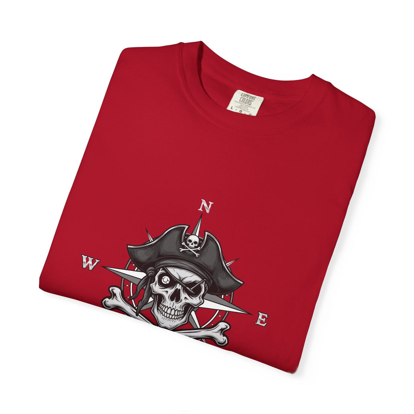 Astral Pirate Garment-Dyed T-shirt | Casual Crew Neck Tee, Pirate Apparel, Graphic Tee, Unisex T-shirt, Gift for Adventurers