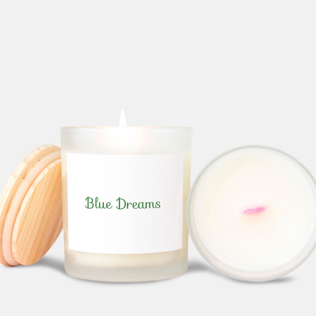 Candle Frosted (Pink Wick) Glass