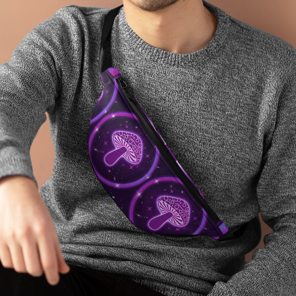 Psychedelic Mushroom Fanny Pack | Perfect for Festivals, Travel, Hiking, Outdoor Adventures, Unique Gift