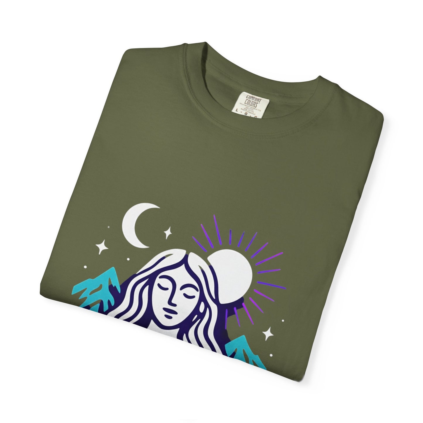 Astrology-Inspired Unisex Garment-Dyed T-Shirt, Celestial Graphic Tee, Retro Mountain T-Shirt, Festival Wear, Boho Vibe Shirt, Summer [...]