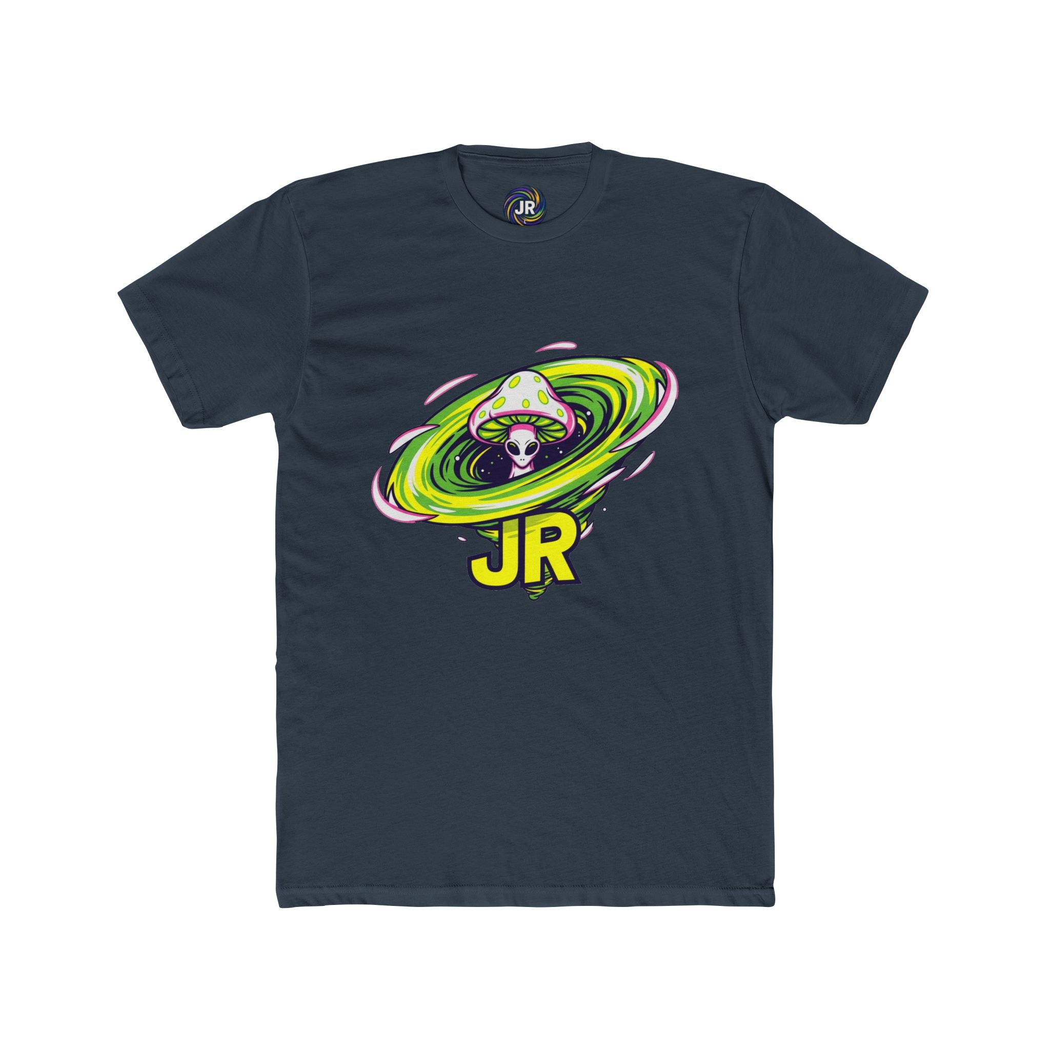 Vibrant Alien Graphic Tee, Unisex Cotton Crew Shirt, Fun Casual Wear, Perfect for Parties, Gifts for Sci-Fi Lovers, Summer Fashion