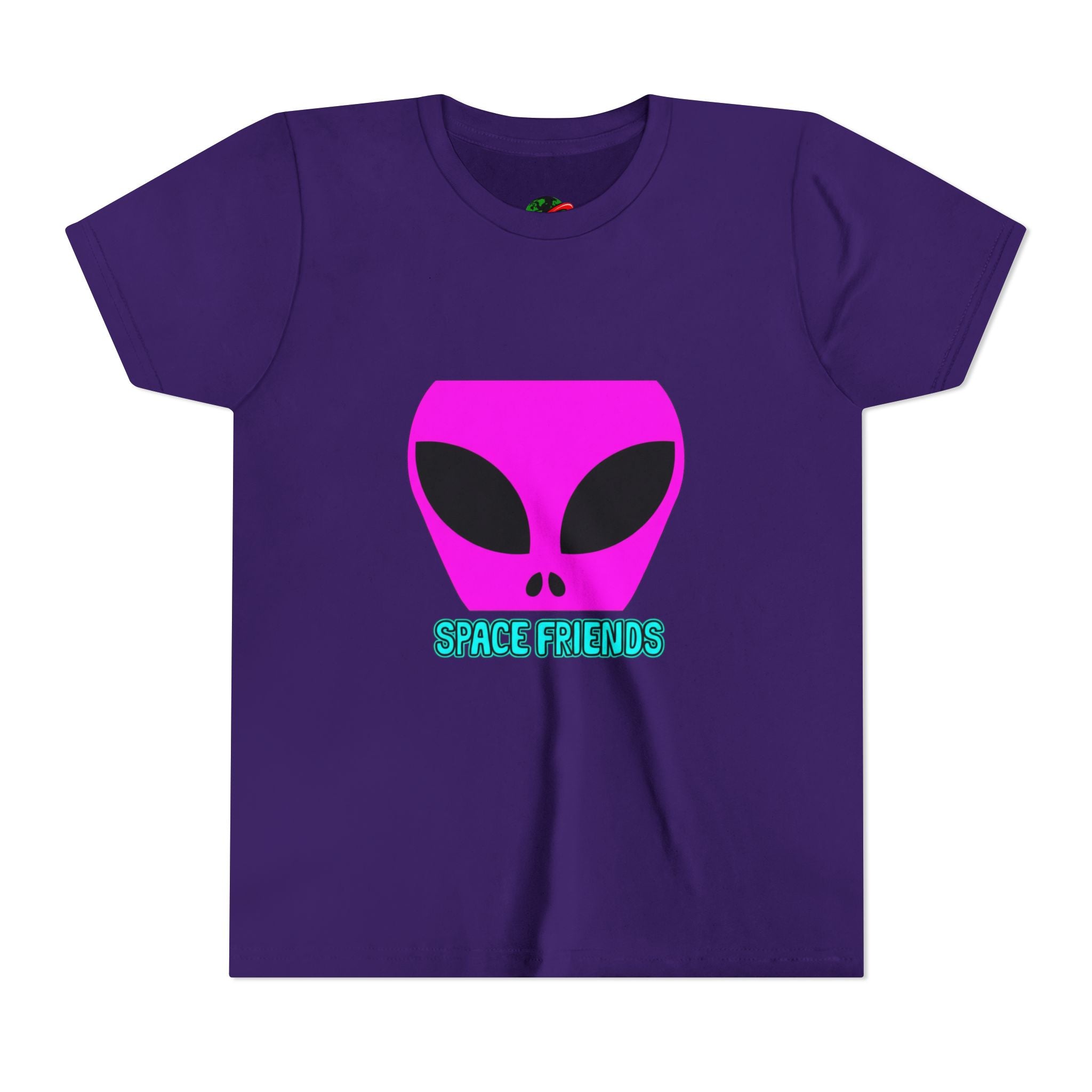 Alien Friends Youth Tee - Fun Graphic T-Shirt for Kids, UFO Lovers, Space Theme Shirt, Birthday Gift, Halloween Costume