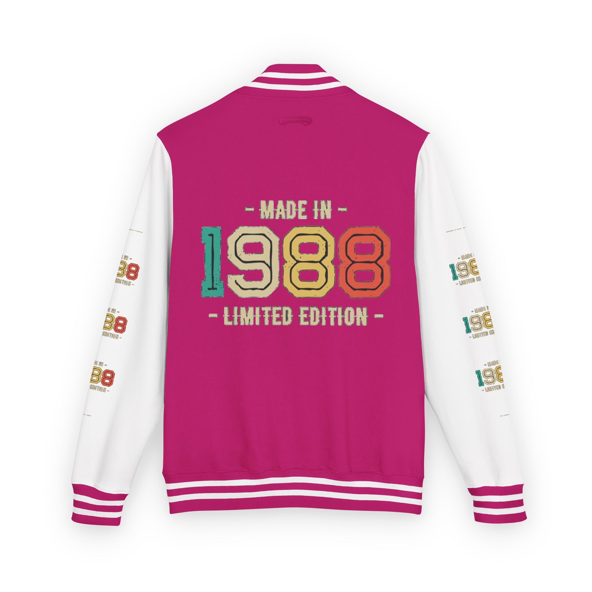 Unisex Heavyweight Letterman Jacket - Nostalgia & Comfort for 1980s Lovers, Perfect for Cozy Nights, Gifts for Birthdays, Class [...]