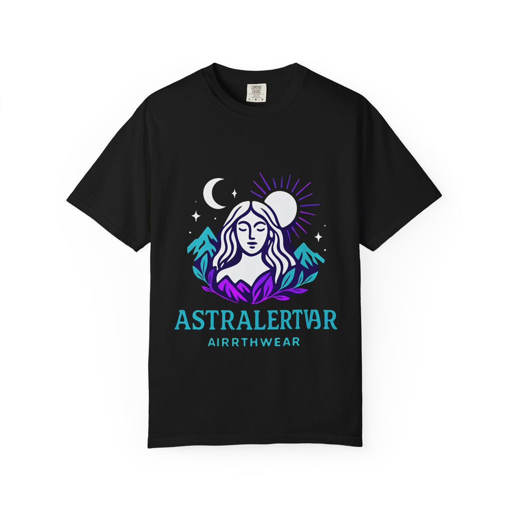 Astrology-Inspired Unisex Garment-Dyed T-Shirt, Celestial Graphic Tee, Retro Mountain T-Shirt, Festival Wear, Boho Vibe Shirt, Summer [...]