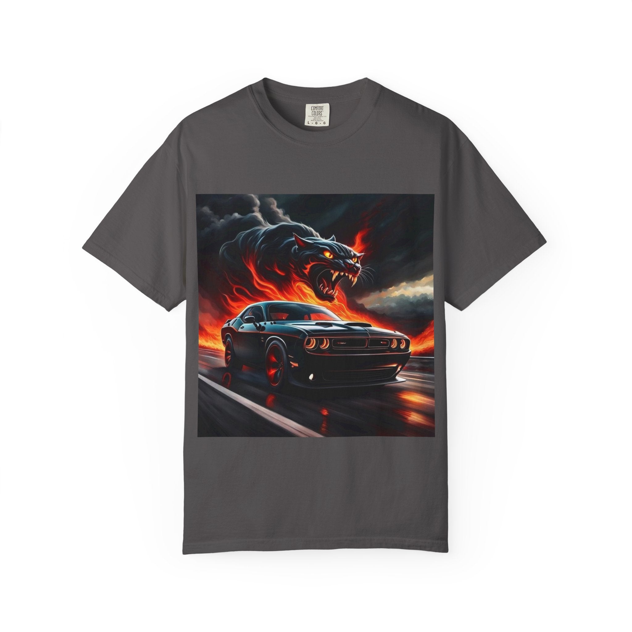 Unisex T-shirt Fire Hurricanecat Car Design