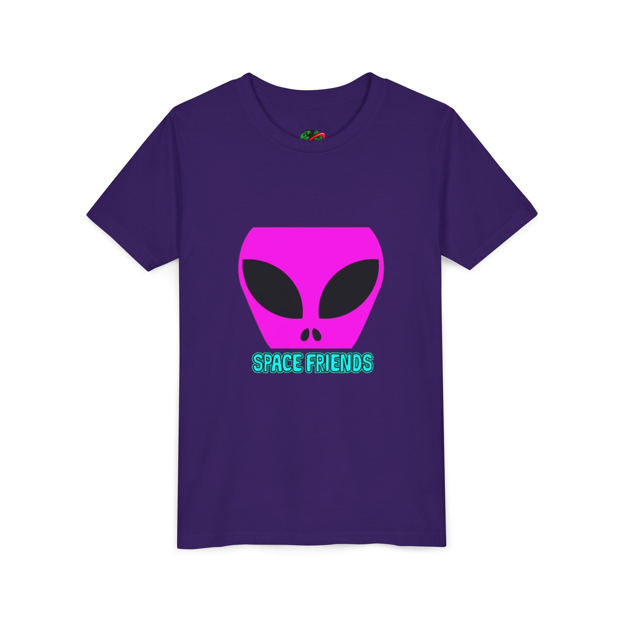 Alien Friends Youth Tee - Fun Graphic T-Shirt for Kids, UFO Lovers, Space Theme Shirt, Birthday Gift, Halloween Costume