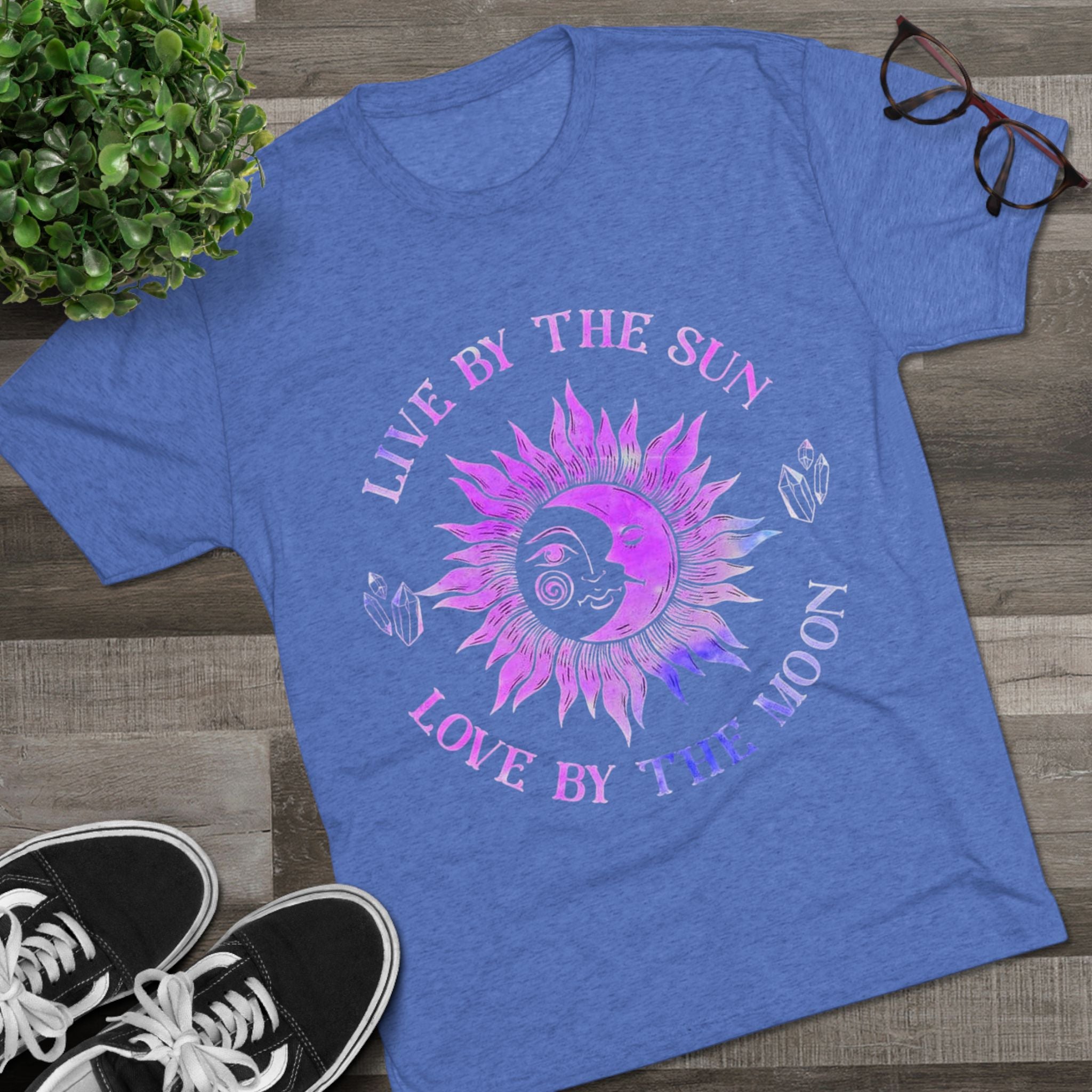 Live By The Sun, Love By The Moon T-Shirt, Unisex Graphic Tee, Astrology Shirt, Spiritual Apparel, Gift for Star Lovers