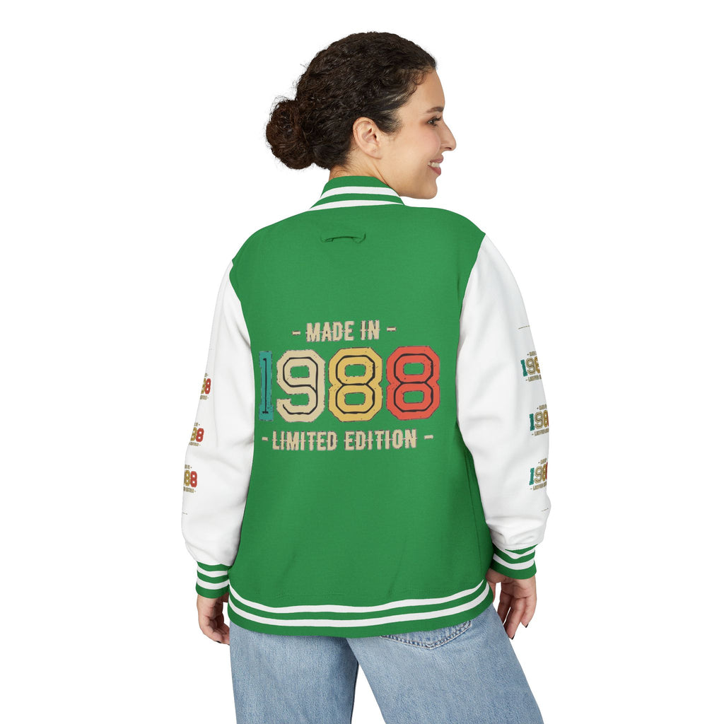 Unisex Heavyweight Letterman Jacket - Nostalgia & Comfort for 1980s Lovers, Perfect for Cozy Nights, Gifts for Birthdays, Class [...]