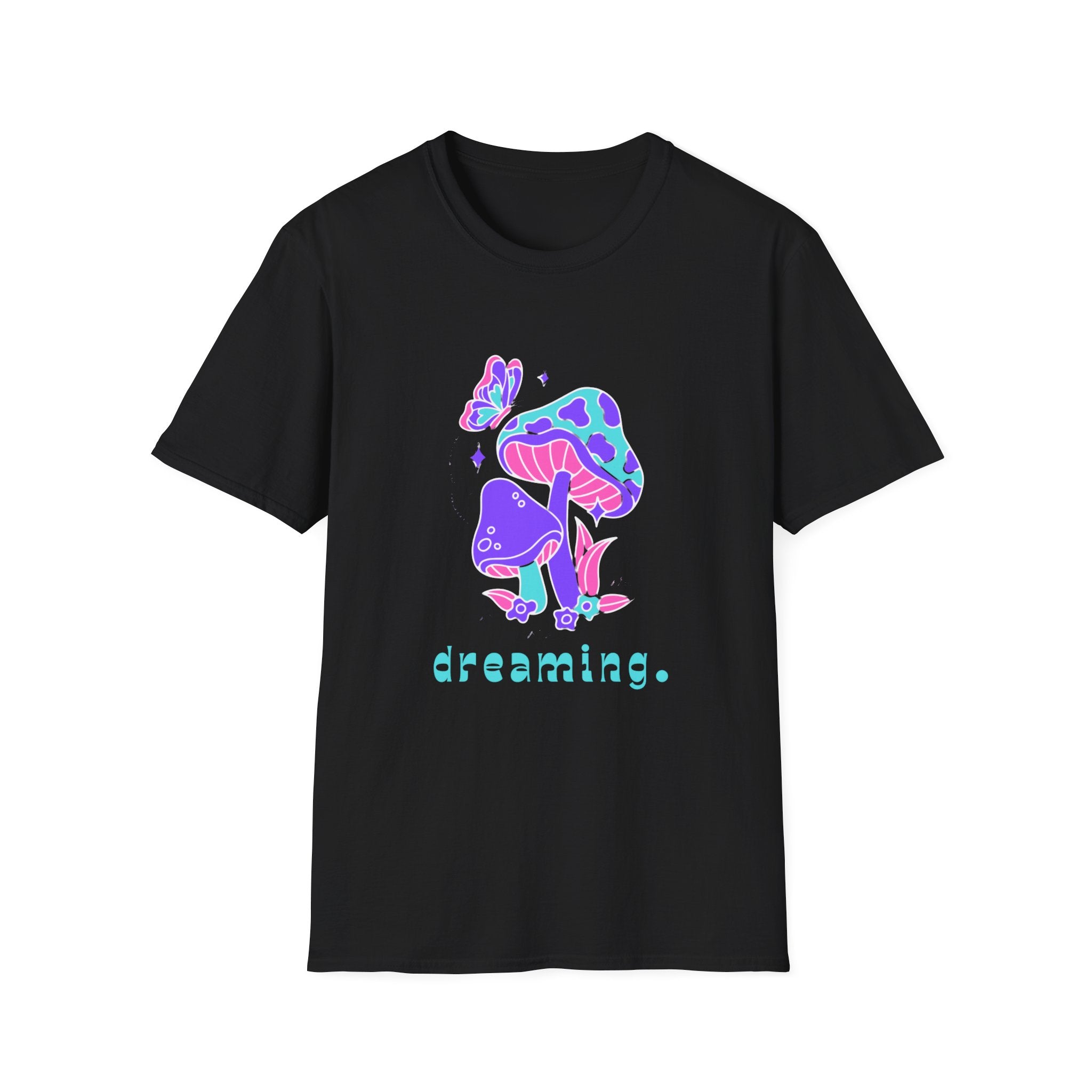 Dreamy Unisex Softstyle T-Shirt, Whimsical Shirt, Casual Wear, Nature Lover Gift, Eco-Friendly Tee, Unique Graphic Tee