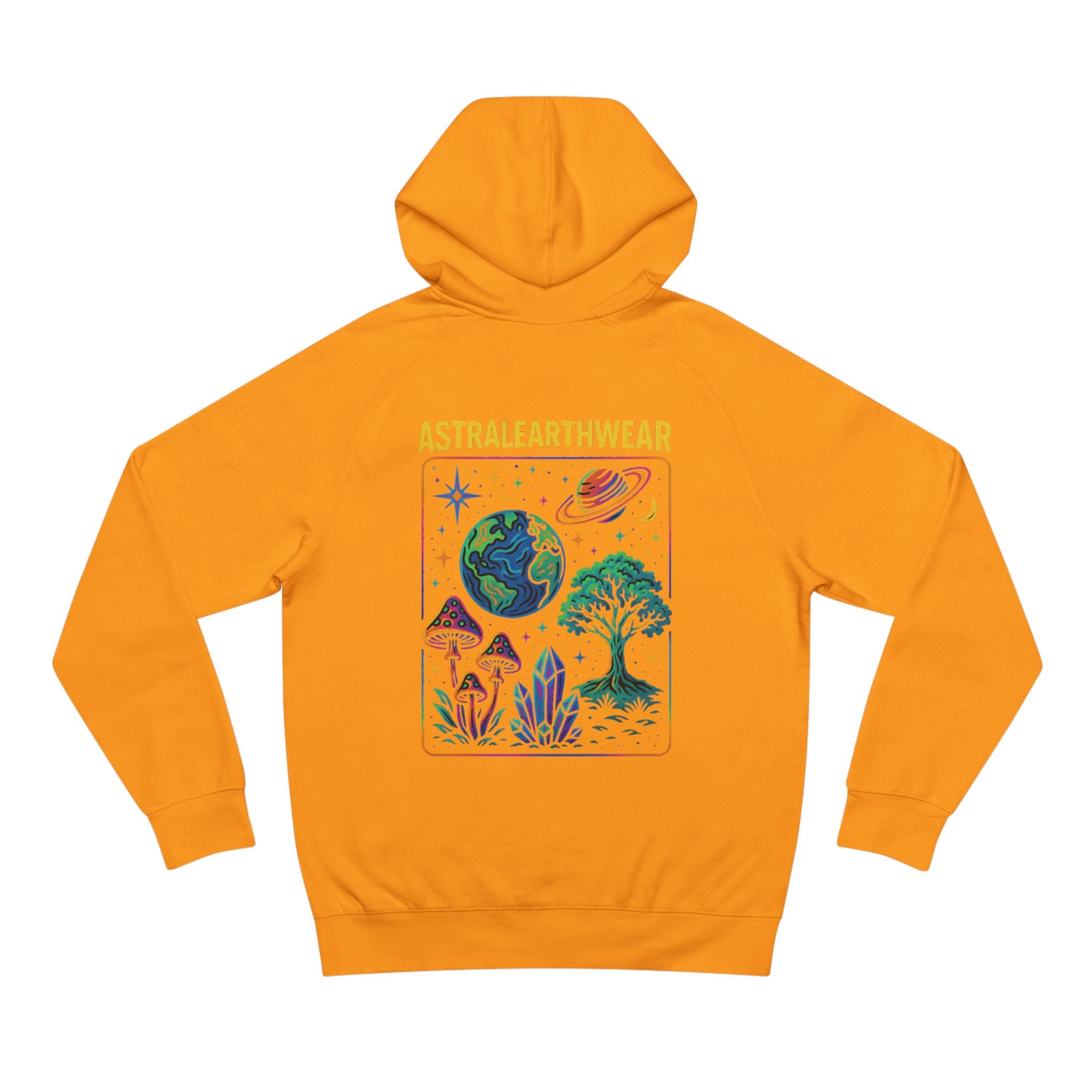 Astral Earth Hoodie - Unisex, Trendy Graphic Sweatshirt for Nature Lovers, Cozy Casual Wear for Festivals, Perfect Gift