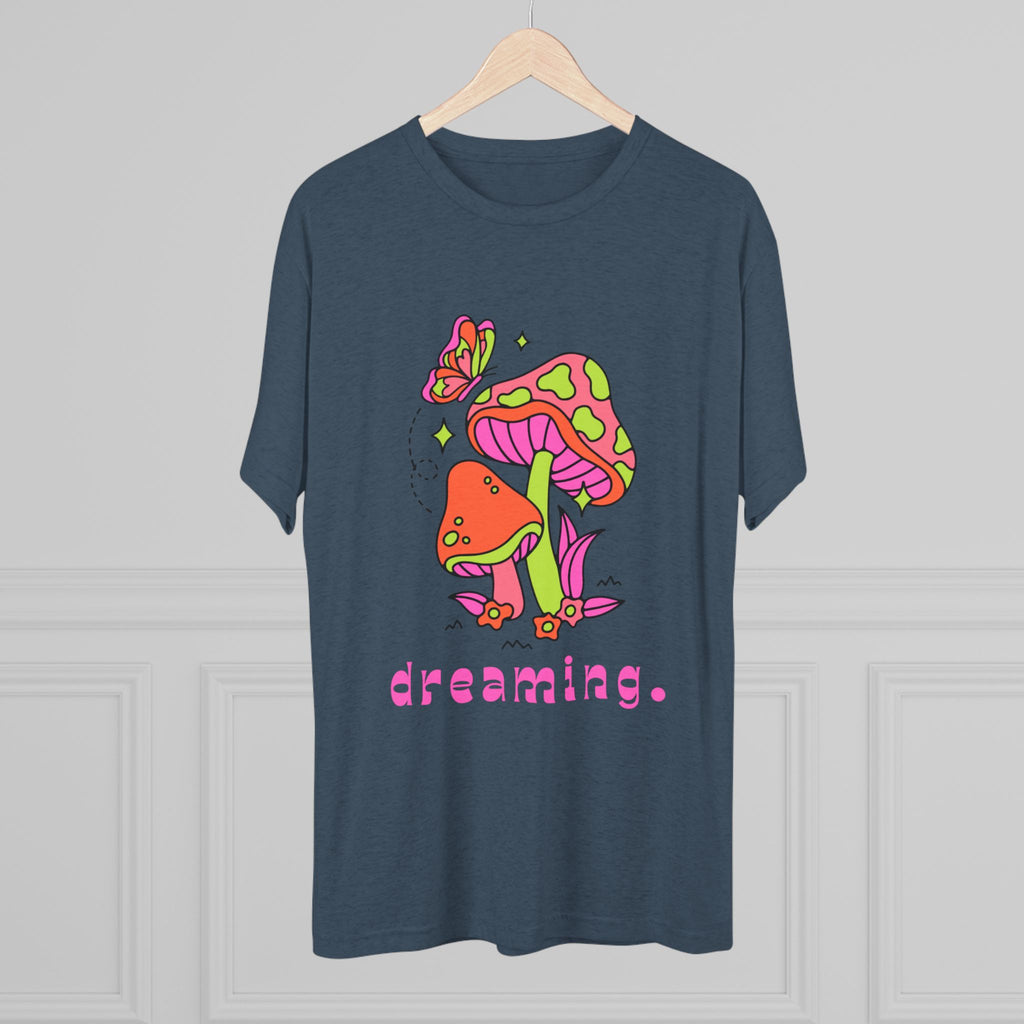 Dreamy Mushroom Unisex Tee, Cute Graphic Tee, Gifts for Dreamers, Casual Wear, Nature Lover's Apparel, Festival T-Shirt