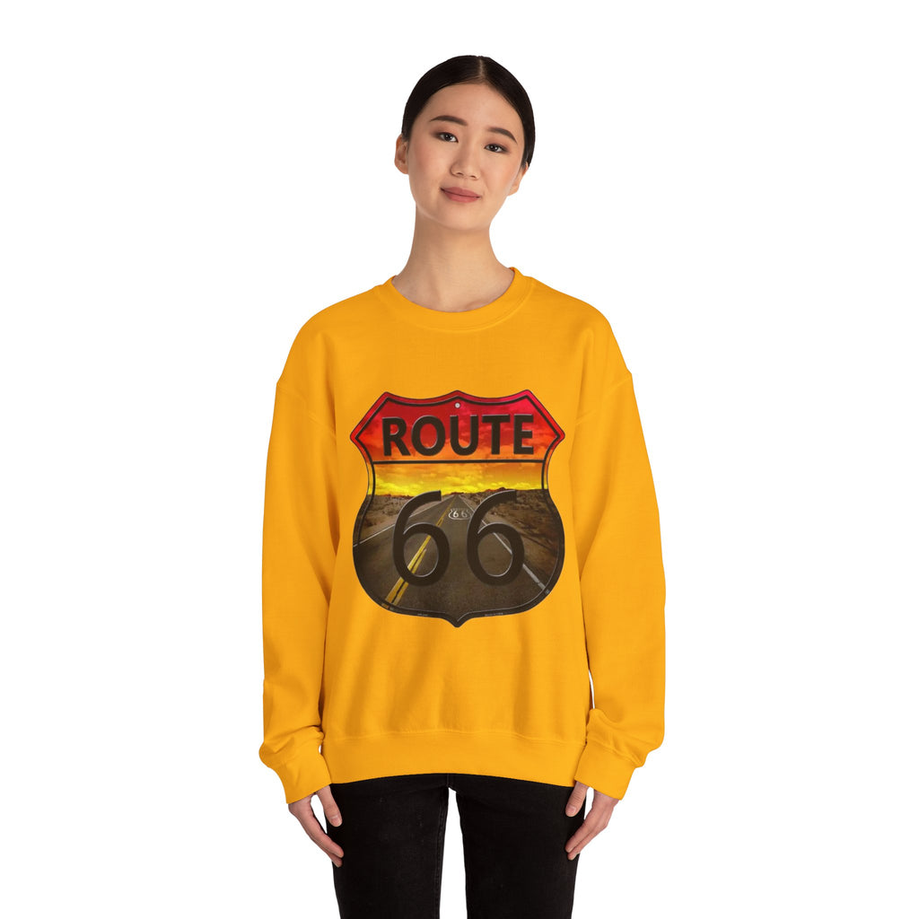 Route 66 Adventure Crewneck Sweatshirt - Unisex Heavy Blend™