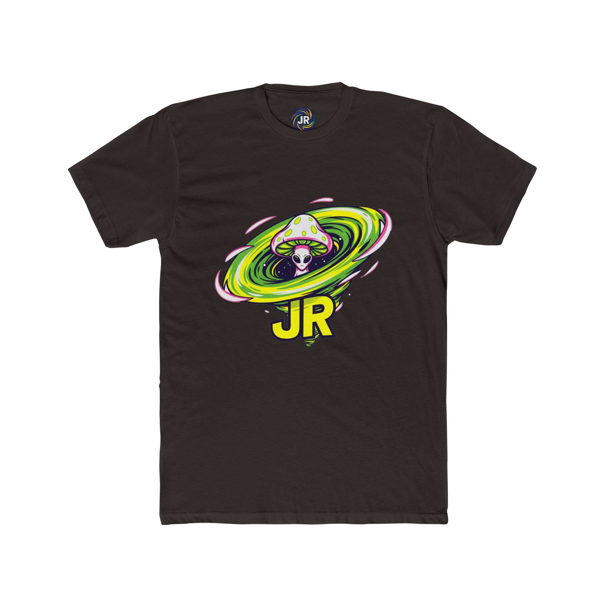 Vibrant Alien Graphic Tee, Unisex Cotton Crew Shirt, Fun Casual Wear, Perfect for Parties, Gifts for Sci-Fi Lovers, Summer Fashion