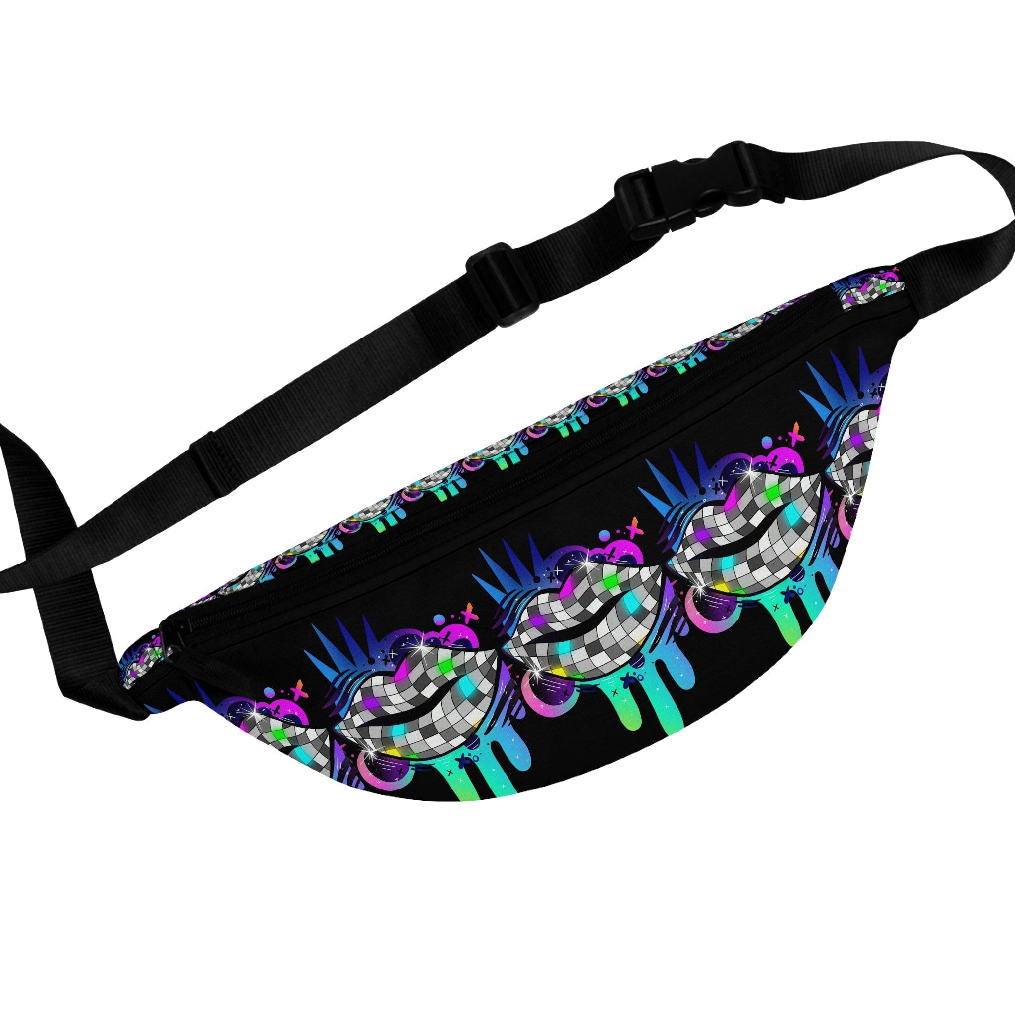 Colorful Graphic Fanny Pack - Trendy Accessory for Music Festivals, Travel, Outdoor Adventures, Gifts, and Casual Outings