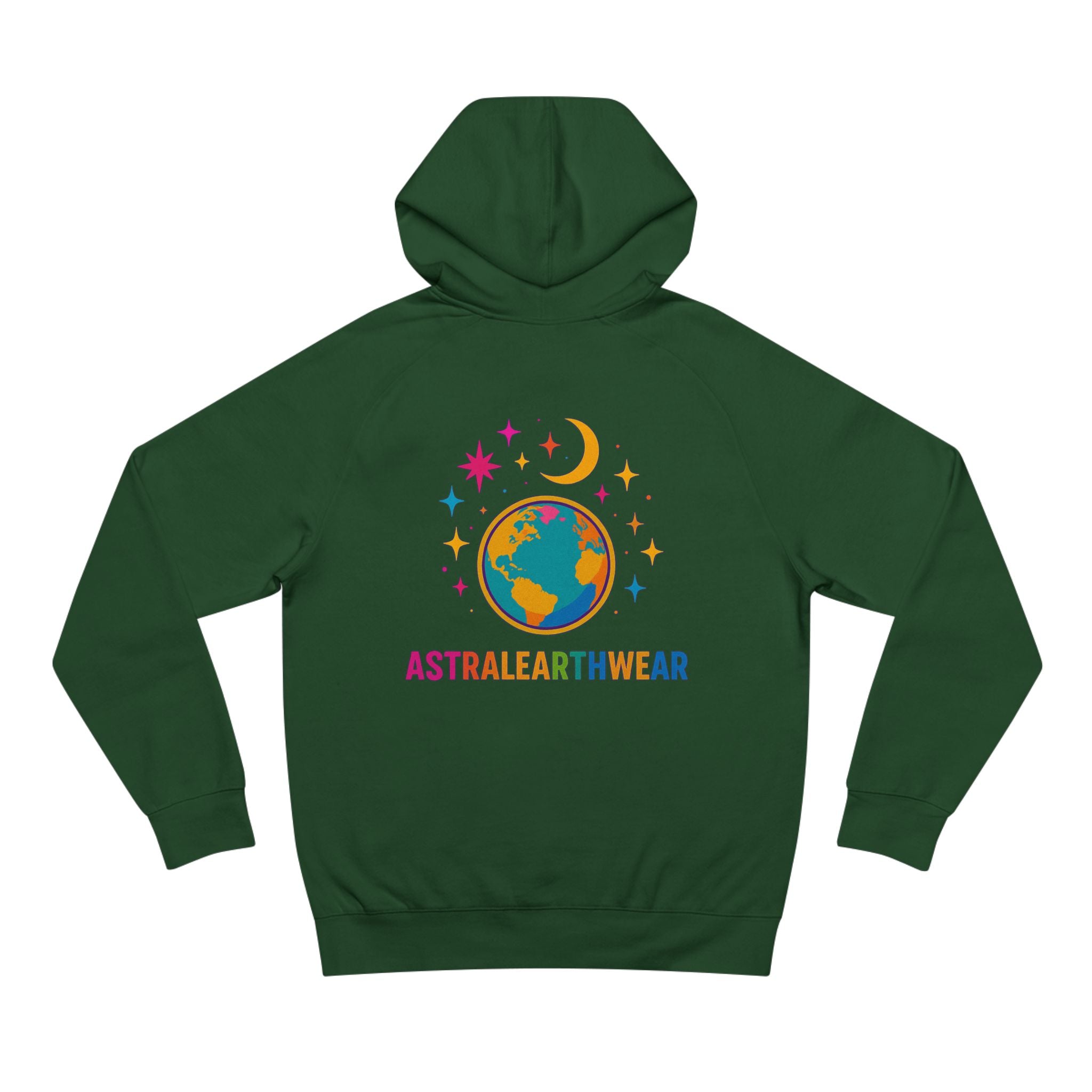 Astral Earthwear Unisex Hoodie, Cozy Gift for Space Lovers, Astrology Apparel, Everyday Sweatshirt, Ideal for Birthdays