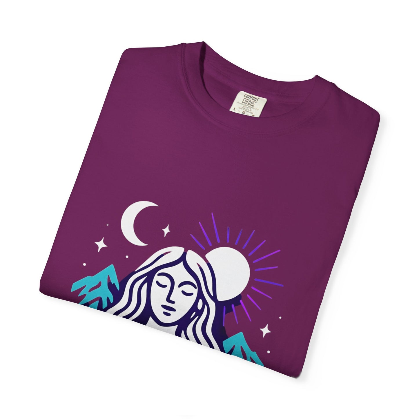 Astrology-Inspired Unisex Garment-Dyed T-Shirt, Celestial Graphic Tee, Retro Mountain T-Shirt, Festival Wear, Boho Vibe Shirt, Summer [...]