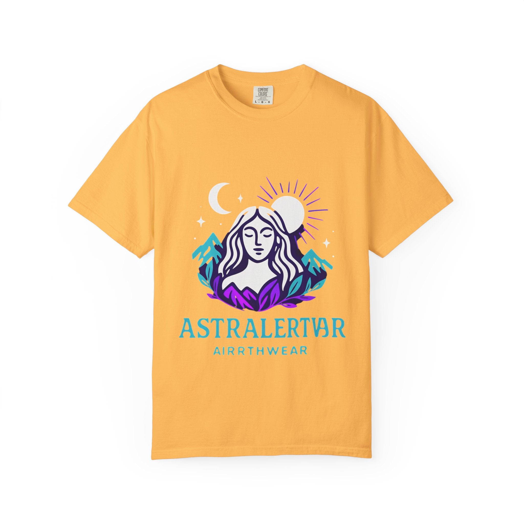 Astrology-Inspired Unisex Garment-Dyed T-Shirt, Celestial Graphic Tee, Retro Mountain T-Shirt, Festival Wear, Boho Vibe Shirt, Summer [...]