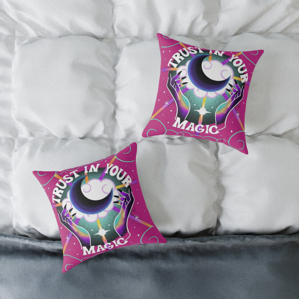 Square Poly Canvas Pillow