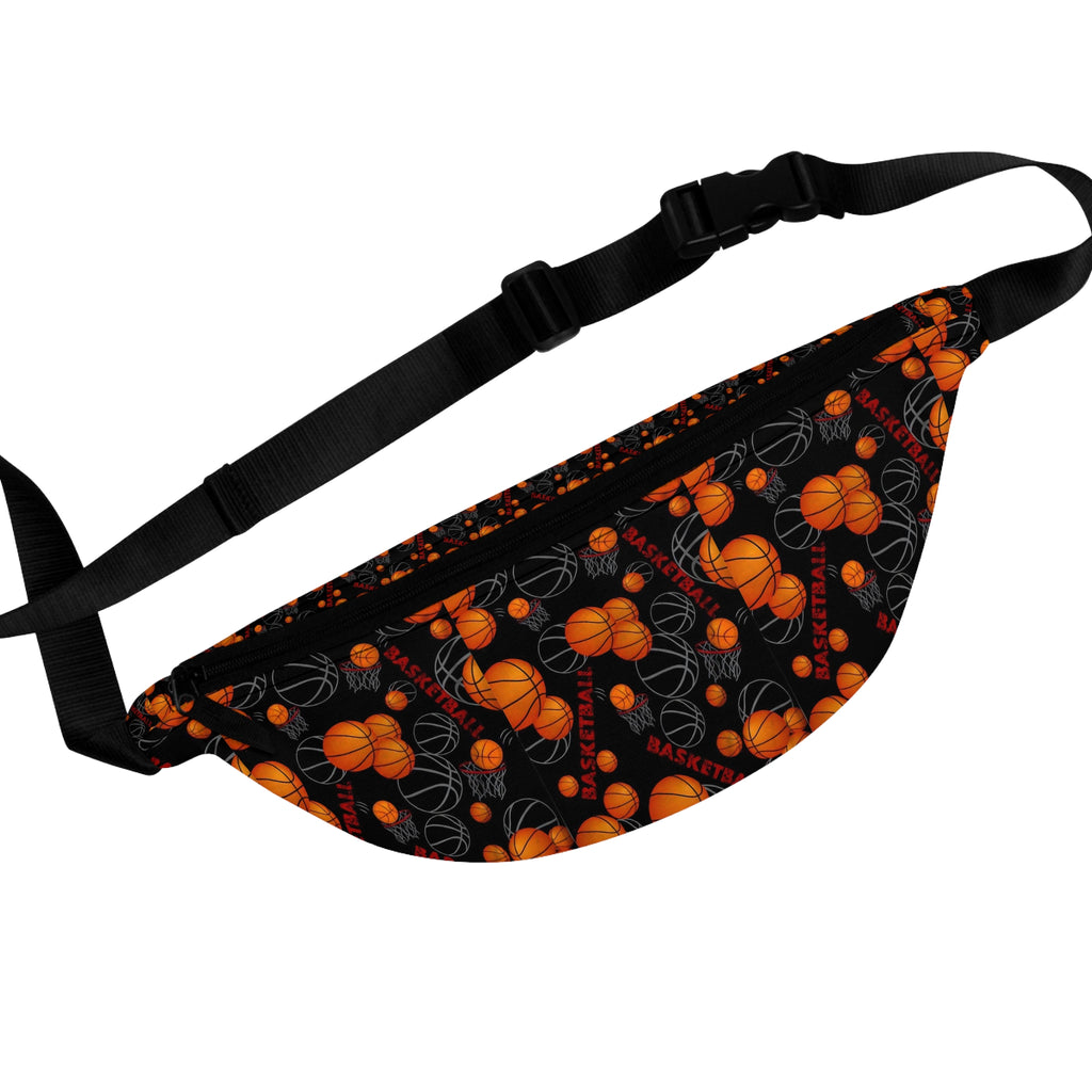 Basketball Pattern Fanny Pack - Sporty Fashion for Fans, Perfect for Game Days, Festivals, Outdoor Adventures, Practical Gift