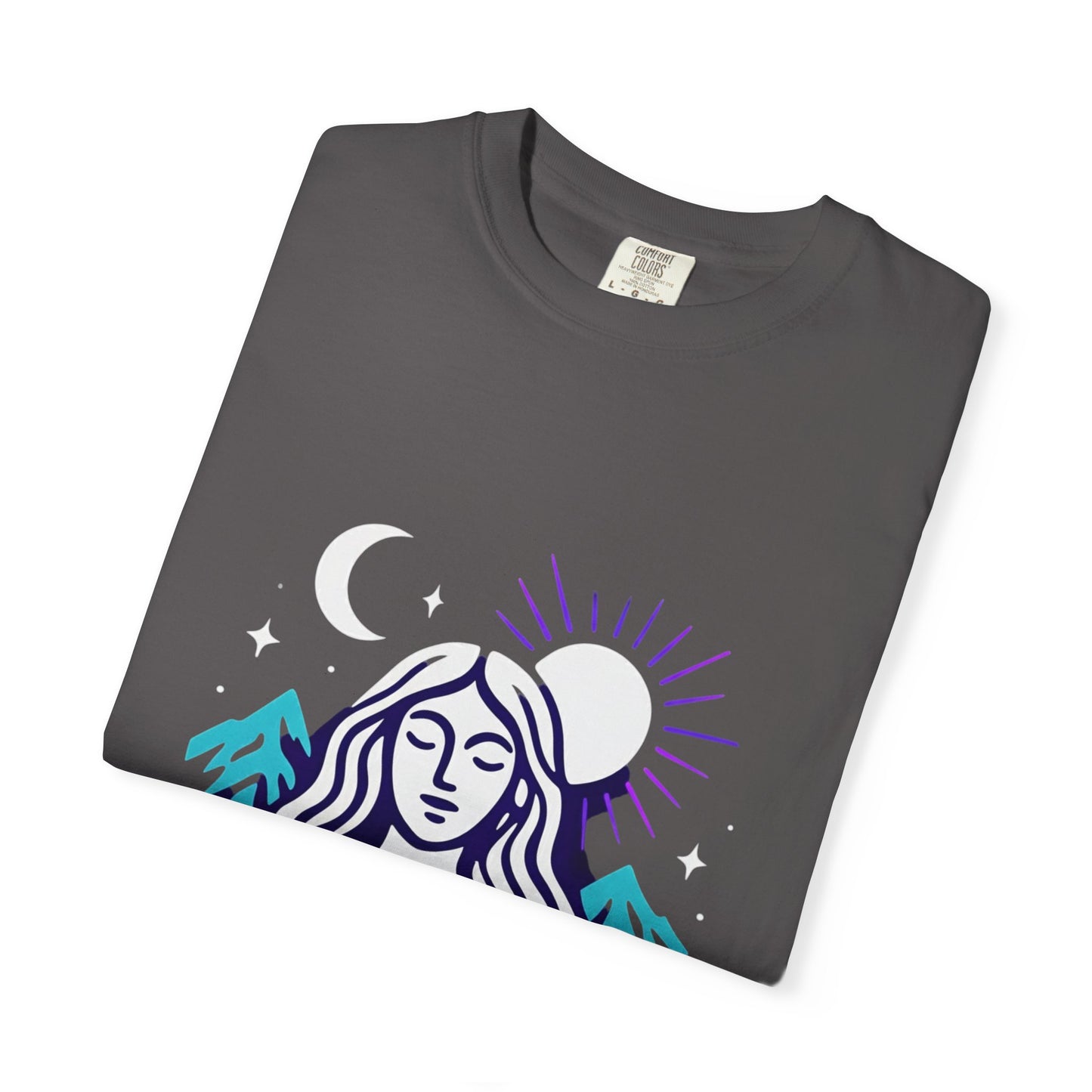 Astrology-Inspired Unisex Garment-Dyed T-Shirt, Celestial Graphic Tee, Retro Mountain T-Shirt, Festival Wear, Boho Vibe Shirt, Summer [...]