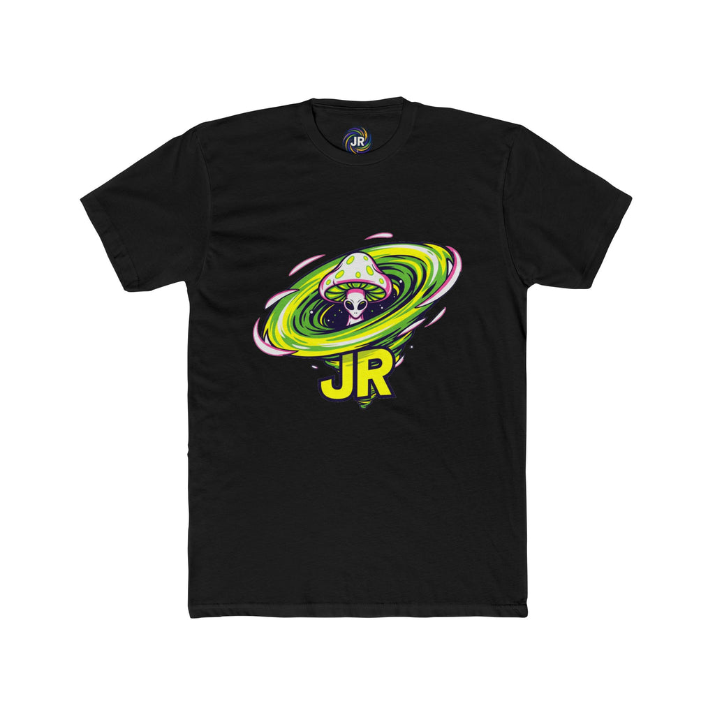 Vibrant Alien Graphic Tee, Unisex Cotton Crew Shirt, Fun Casual Wear, Perfect for Parties, Gifts for Sci-Fi Lovers, Summer Fashion