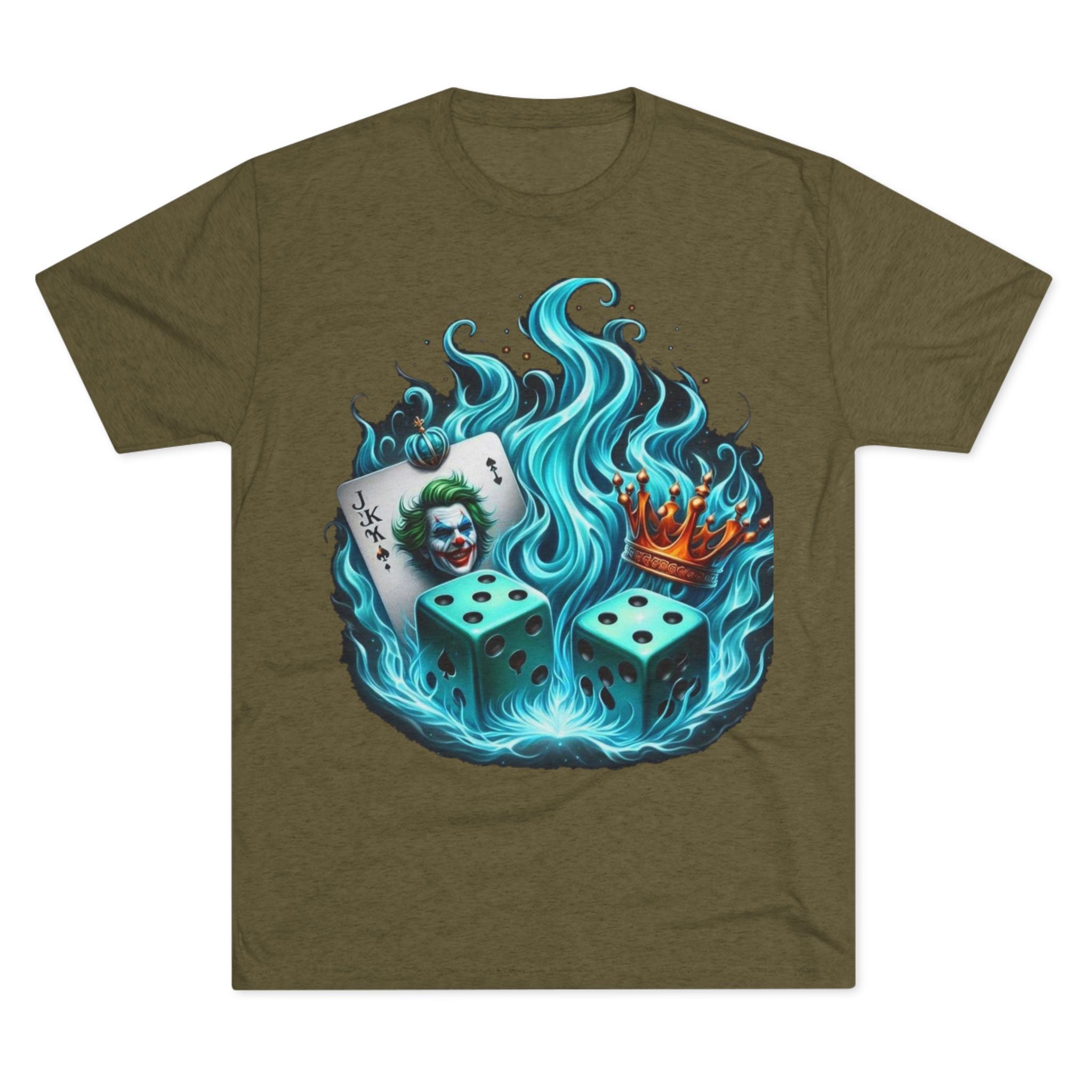 Gaming-Inspired Crew Tee: Joker Design, Cool Graphic T-Shirt, Casual Wear for Gamers, Perfect Gift for Game Night, Unique Collectible