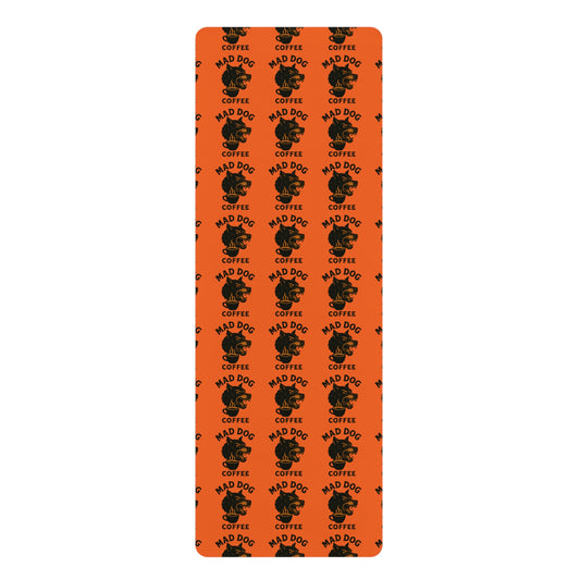 Mad Dog Coffee Rubber Yoga Mat - Vibrant Workout Gear, Eco-Friendly Fitness Accessory, Gift for Yogis, Home Gym Essential