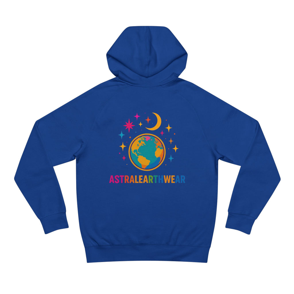 Astral Earthwear Unisex Hoodie, Cozy Gift for Space Lovers, Astrology Apparel, Everyday Sweatshirt, Ideal for Birthdays