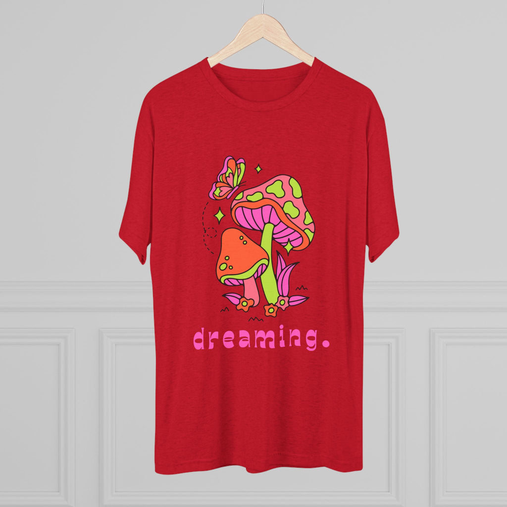 Dreamy Mushroom Unisex Tee, Cute Graphic Tee, Gifts for Dreamers, Casual Wear, Nature Lover's Apparel, Festival T-Shirt