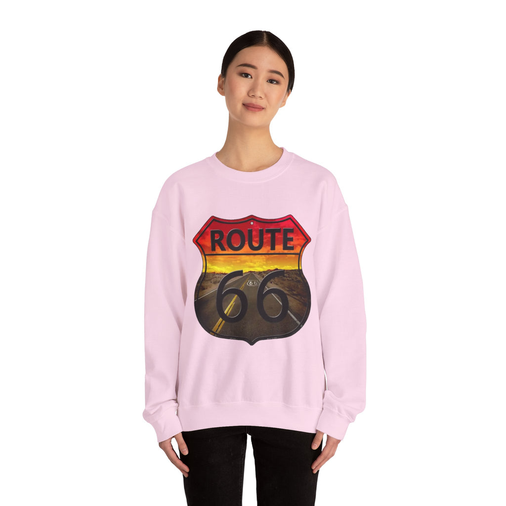 Route 66 Adventure Crewneck Sweatshirt - Unisex Heavy Blend™