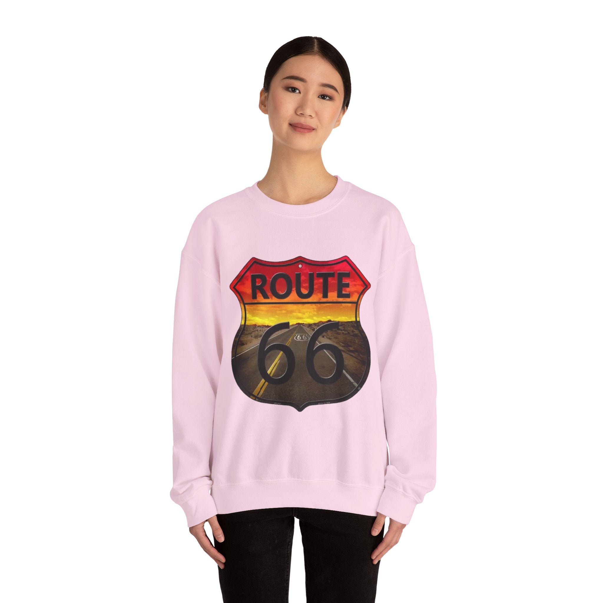 Route 66 Adventure Crewneck Sweatshirt - Unisex Heavy Blend™