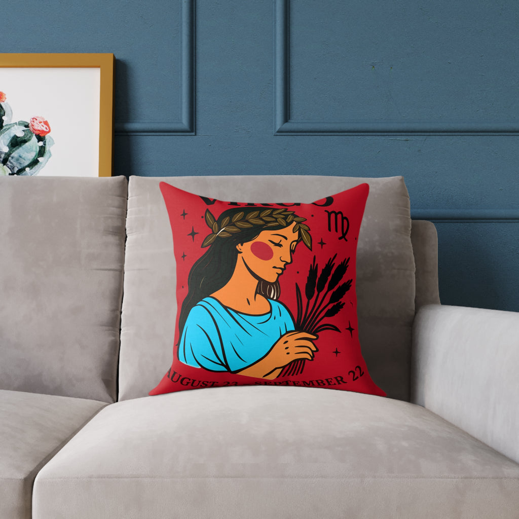 Square Poly Canvas Pillow