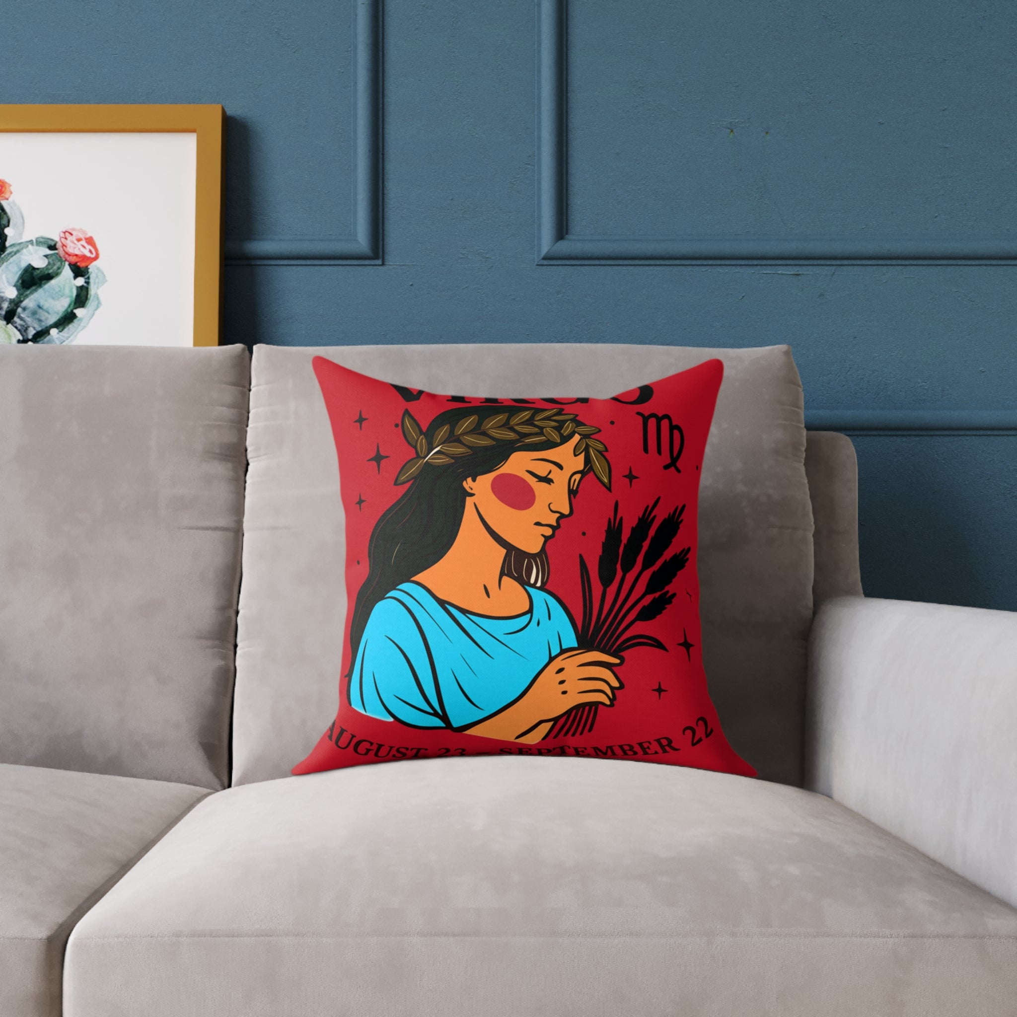 Square Poly Canvas Pillow