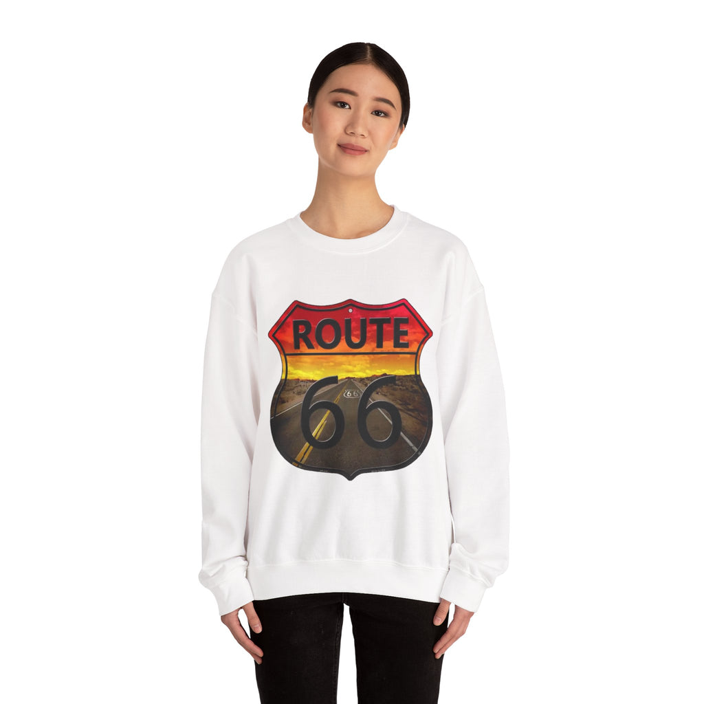 Route 66 Adventure Crewneck Sweatshirt - Unisex Heavy Blend™