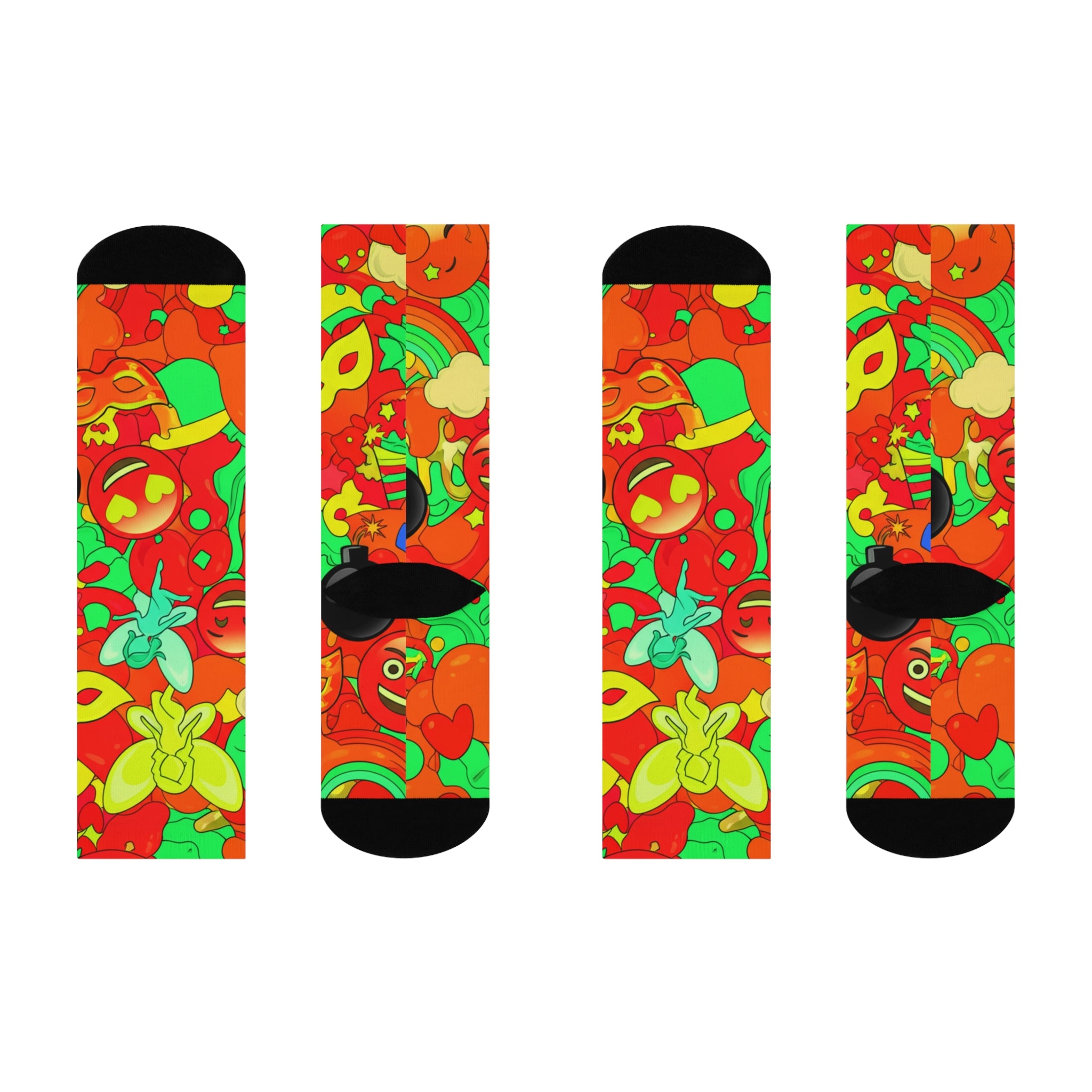 Vibrant Patterned Cushioned Crew Socks, Fun Gift for Sock Lovers, Colorful Dress Socks, Trendy Accessories for Everyday Wear, Perfect [...]