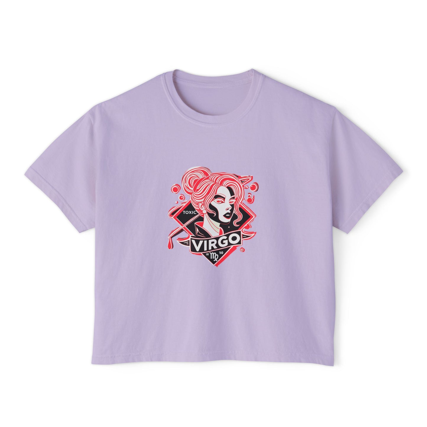 Virgo Zodiac Women's Boxy Tee, Astrology Shirt, Birth Month Gift, Casual Wear, Personalized Astrology Tee