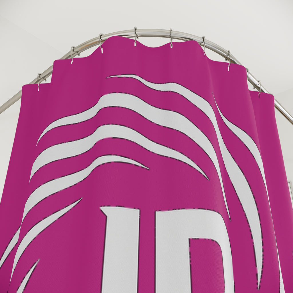 Personalized Monogram Shower Curtain - Vibrant Pink Design, Bathroom Decor, Custom Gift, Stylish Home Accessory, Unique Bathroom Accents
