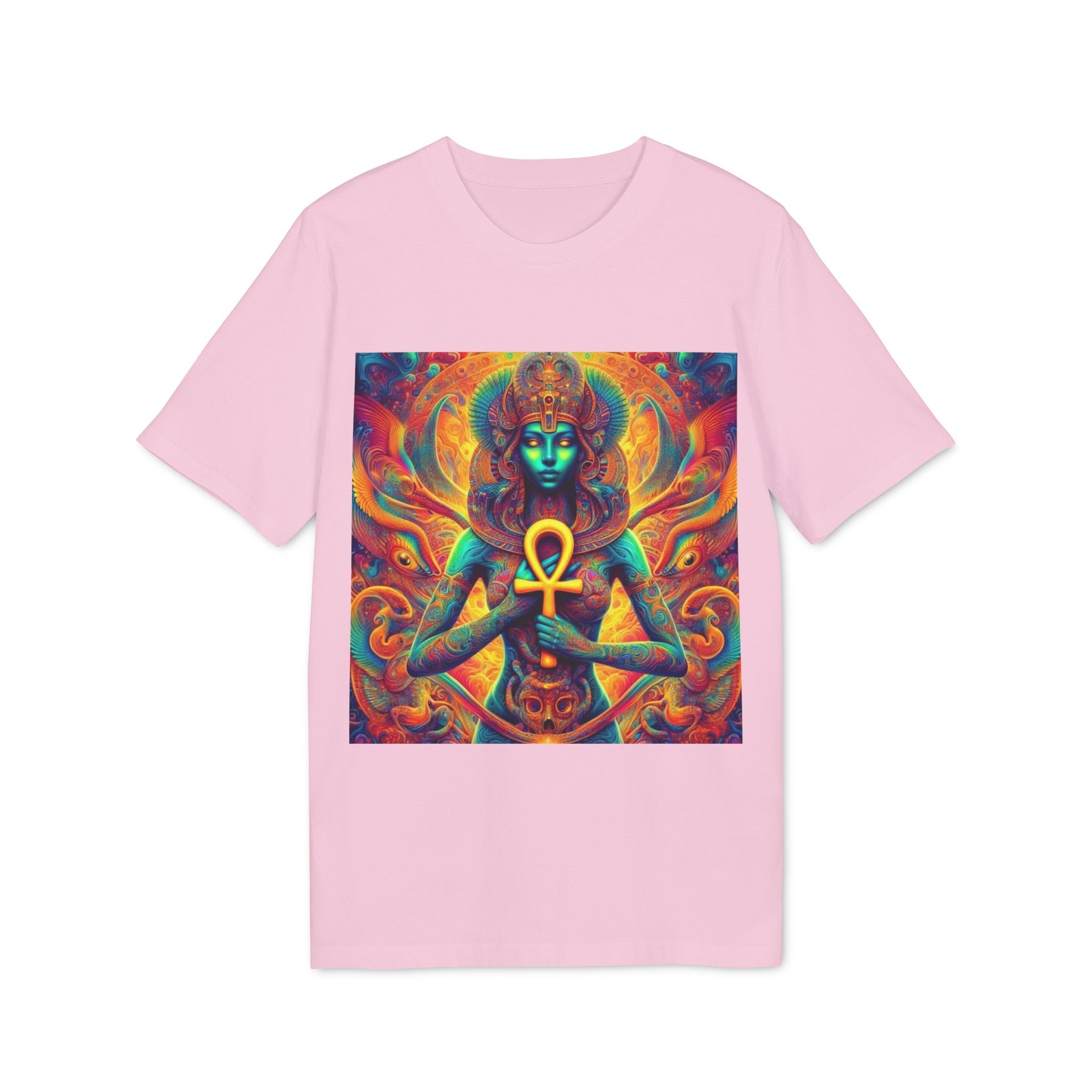 Vibrant Goddess Graphic T-Shirt, Spiritual Tee for Art Lovers, Festival Wear, Holistic Lifestyle, Unisex Bohemian Top, Unique Gift Idea