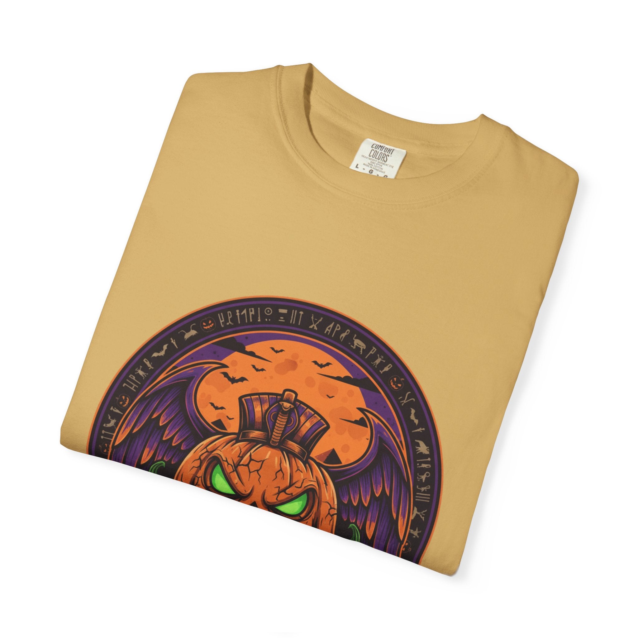 Harvest of Horrors Unisex T-shirt | Halloween Apparel, Spooky Graphic Tee, Fall Fashion, Pumpkin Shirt, October Outfit
