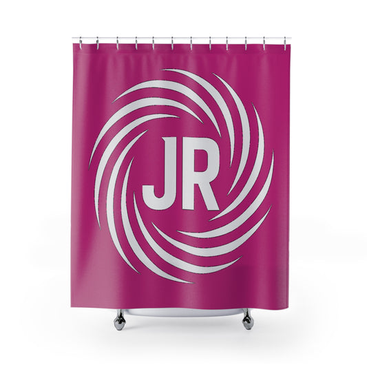 Personalized Monogram Shower Curtain - Vibrant Pink Design, Bathroom Decor, Custom Gift, Stylish Home Accessory, Unique Bathroom Accents