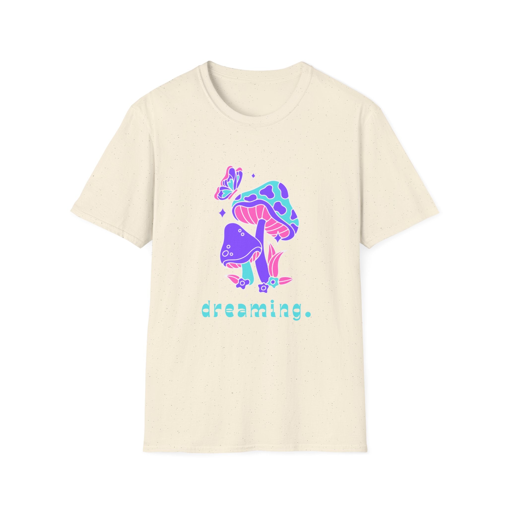 Dreamy Unisex Softstyle T-Shirt, Whimsical Shirt, Casual Wear, Nature Lover Gift, Eco-Friendly Tee, Unique Graphic Tee