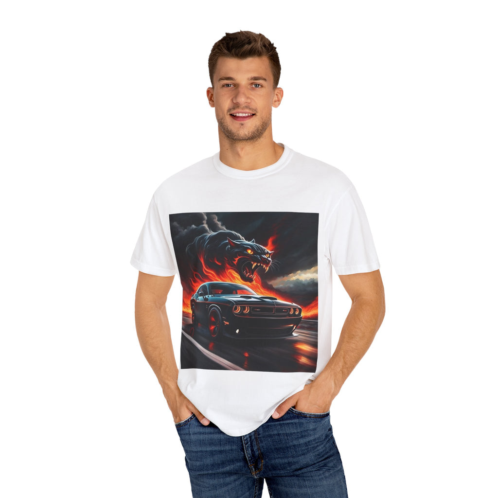 Unisex T-shirt Fire Hurricanecat Car Design