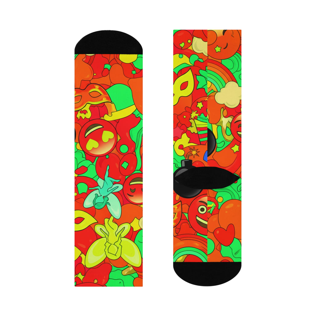 Vibrant Patterned Cushioned Crew Socks, Fun Gift for Sock Lovers, Colorful Dress Socks, Trendy Accessories for Everyday Wear, Perfect [...]
