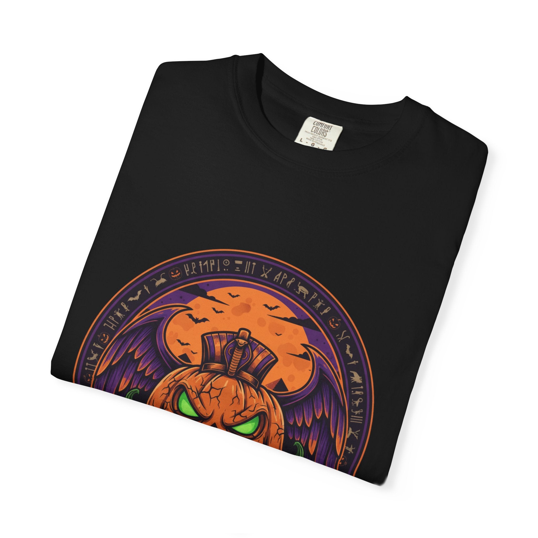 Harvest of Horrors Unisex T-shirt | Halloween Apparel, Spooky Graphic Tee, Fall Fashion, Pumpkin Shirt, October Outfit